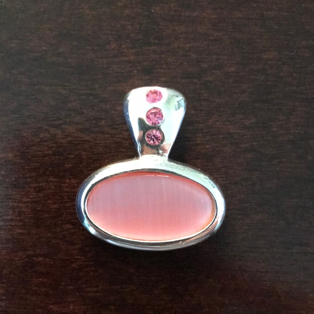 Gorgeous Pink & Silver Pendant